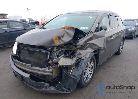 2011 Honda Odyssey Ex-L z USA, uszkodzony, nr VIN 5FNRL5H63BB090009